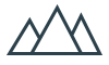 Mountain  icon, vector illustration. Flat design style